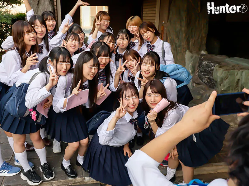 修学旅行で21人の可愛いクラスメイト女子全員と密着度400％中出しハーレム大乱交！（huntc00544｜Hunter）のサンプル画像2