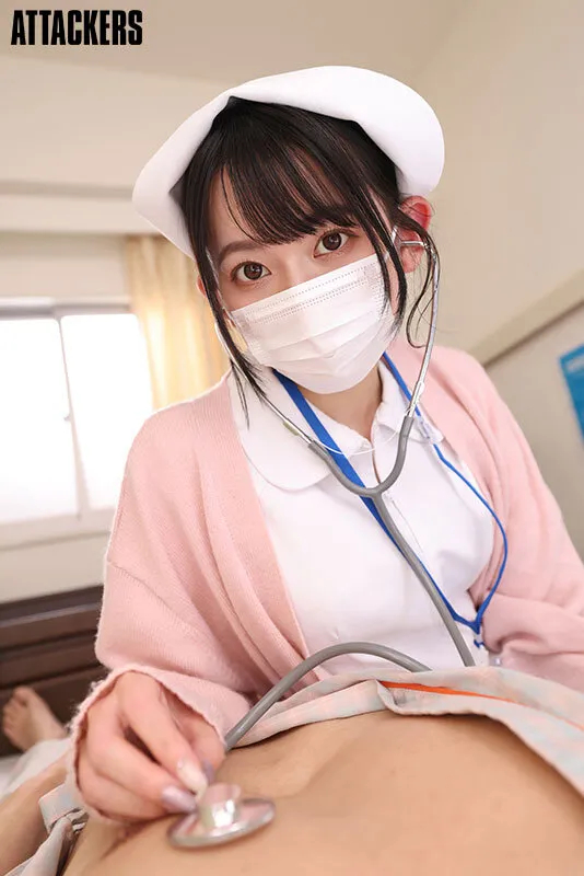 【VR】『治療法はセックスです』失恋して傷ついた心を癒してくれる美少女ナースに精子を搾り取られた僕。8KVR 梓ヒカリ（atvr00073｜アタッカーズ）のサンプル画像1