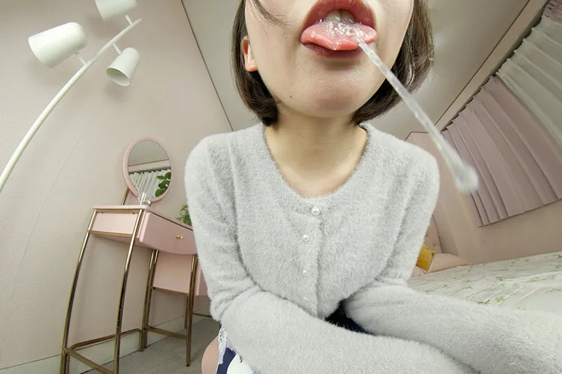 【VR】唾を飲まされ顔を舐められてぞわぞわしてみませんか Vol.2（komz00132｜1113工房VR）のサンプル画像5